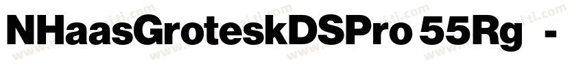 NHaasGroteskDSPro 55Rg◆字体转换